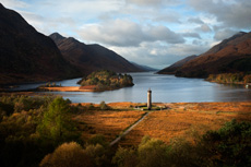 Glenfinnan monument  with...